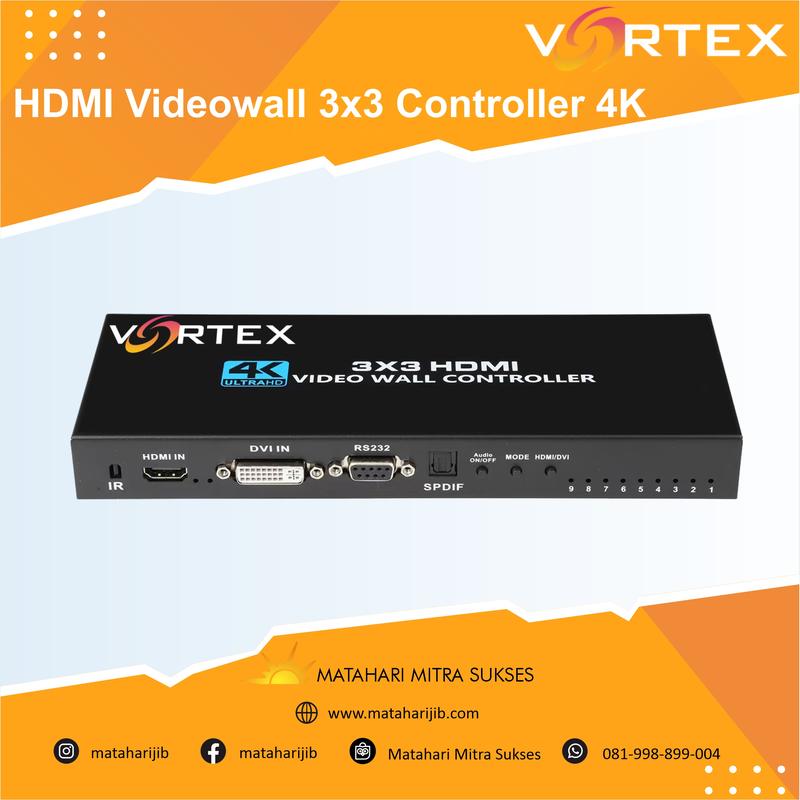 HDMI 4K VideoWall Controller 3x3 VORTEX - Shop | Tokopedia