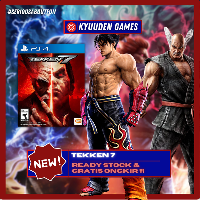 Gambar Kaset BD Games PS4 - Tekken 7 dari Kyuuden Games Indonesia Kota Administrasi Jakarta Barat Tokopedia