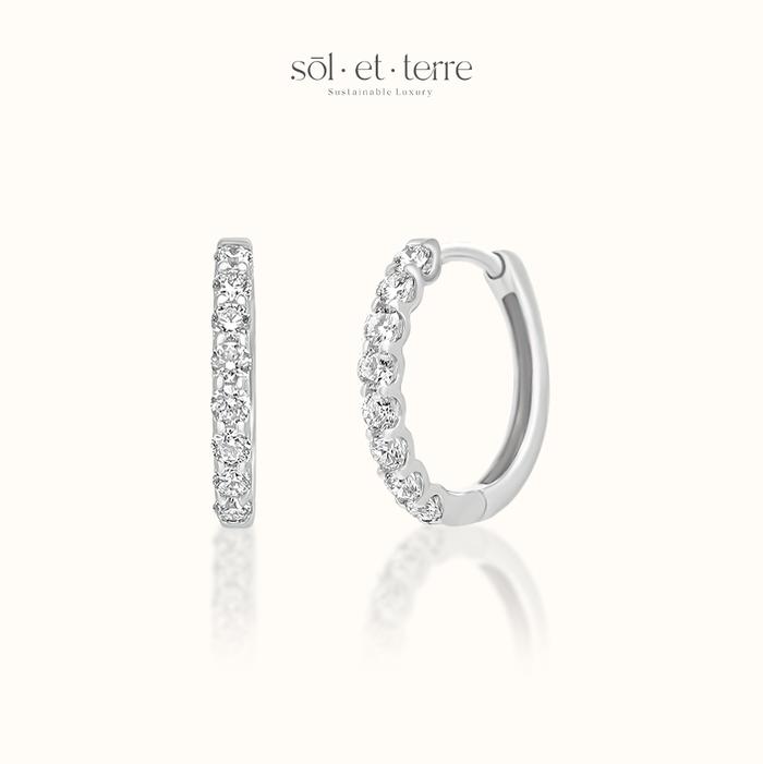 Gambar Sol et Terre - Mini Petite Earrings - Anting Berlian dari Sol et Terre Kota Administrasi Jakarta Utara Tokopedia