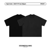 Gambar MATTHIEU MIGUEL - HIGH COLLAR BOXY FIT TEE - 220 GSM - Sage, XL BOXY dari matthieu miguel Kota Tangerang Selatan 1 Tokopedia