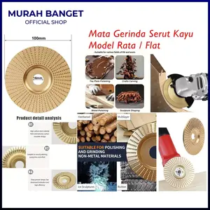 Mata Gerinda Serut Kayu Rata Cembung Mata Gerinda Carving Saw Wood Shaping Multifungsi