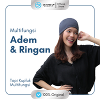 Gambar Topi Kupluk Multifungsi Premium Pria Wanita Beanie Hat - Hitam dari Octane Up Store Kota Bandung 5 Tokopedia