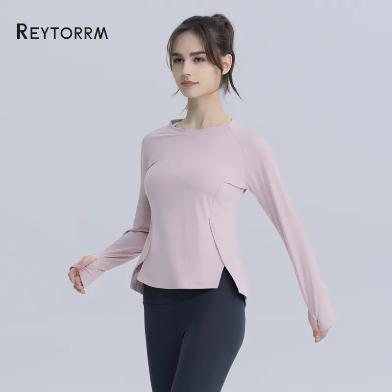 Reytorrm Baju Olahraga Wanita Kaos Dry Long Sleeve T-Shirt Gym sport 3