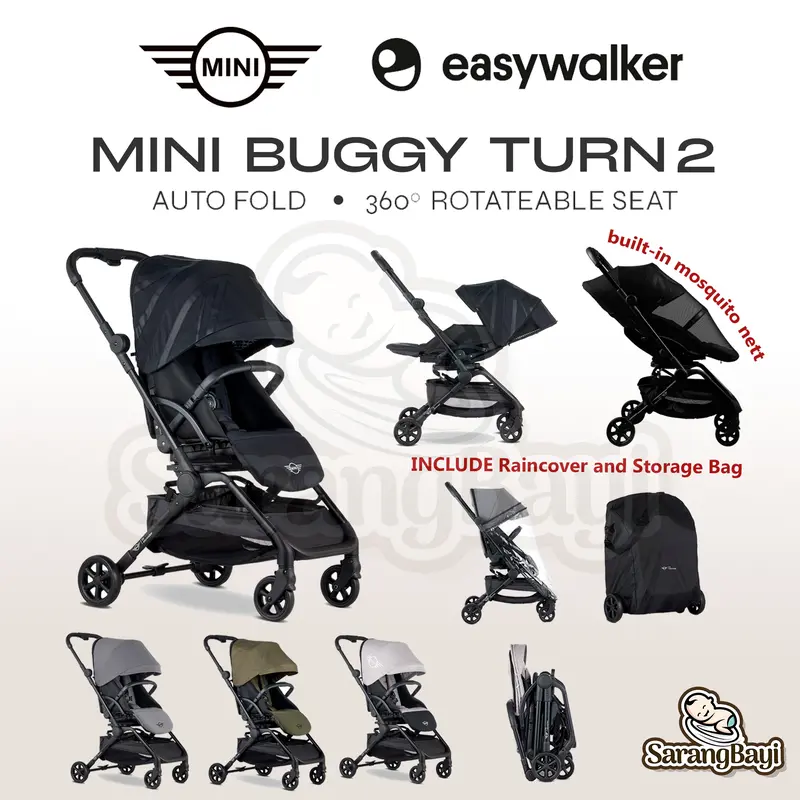 Easywalker Mini Buggy Turn 2 Stroller / Reversible Stroller 0