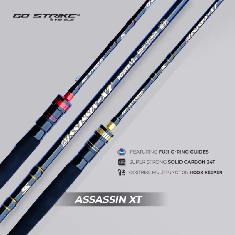 Joran Pancing Go Strike Assassin XT Solid Carbon Full Fuji 562/602 3