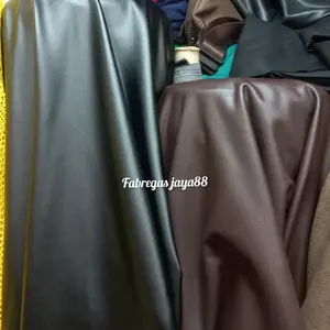 kain bahan kulit sintetis elastis import latex bahan jaket kemeja dan celana
