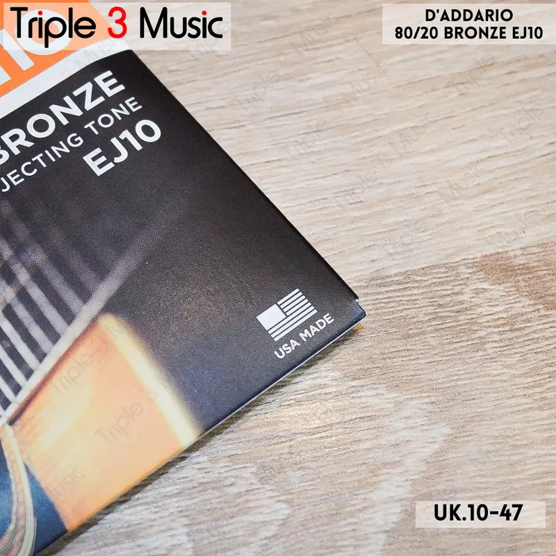 D'Addario EJ10 10-47 senar gitar akustik ORIGINAL 3