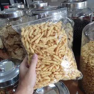 cemilan Tes twis corn asin BBQ jagung panggang 250gr