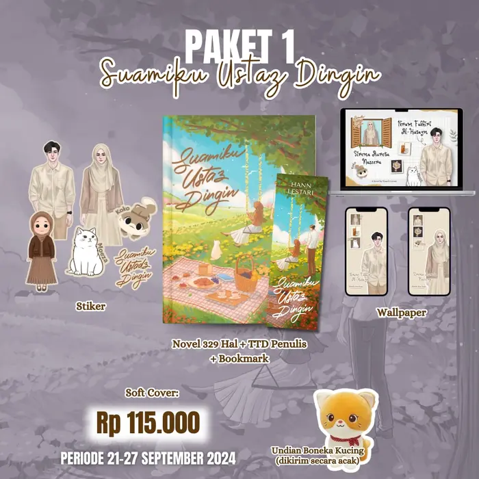 Gambar PRE ORDER - Buku Novel - Suamiku Ustaz Dingin -  Hanah Lestari - Starlight - Bumifiksi dari BumifiksiJogjakarta Kab. Sleman 5 Tokopedia