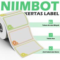 Gambar Kertas Label Bingkai Khusus NIIMBOT B1/B21/B3S/B21PRO/B31, Tahan Air dan Gores, Cetak Barcode dengan Thermal Transfer - Model Sorban Kuning Pose Peace dari NIIMBOT Indonesia Kab. Tangerang 1 Tokopedia