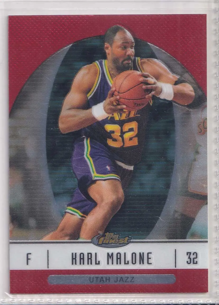 2006-07 Topps Finest #47 Karl Malone