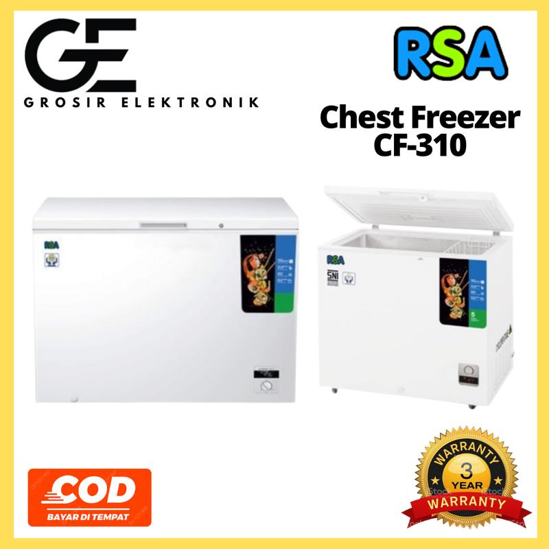 RSA CF 310 CHEST FREEZER BOX 300 L LEMARI PEMBEKU 300 LITER BY GEA ...