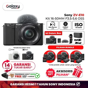 Sony ZV E10 Sony ZVE10 Kit 16-50mm Mirrorless Camera Garansi Resmi