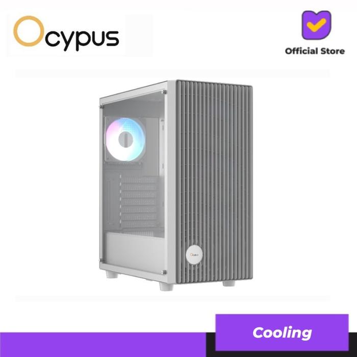 Gambar Casing OCYPUS GAMMA C70 ARGB | With 4 ARGB FAN | High-Airflow Front Panel ATX Mid Tower PC Case - WHITE dari Toko Expert Komputer Kota Administrasi Jakarta Pusat Tokopedia