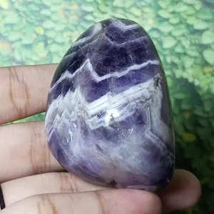Natural Dream Amethyst Chevron Tumble Polished (1)