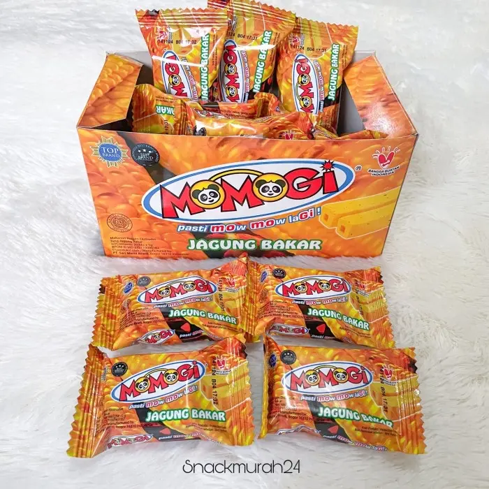 MOMOGI Coklat/Jagung Bakar/Keju/Capucinno- Isi 20pcs @5gr