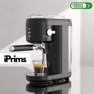 Powermac Mesin Kopi Espresso Latte all in one Coffee Maker Frothing 20 Bar 1400W 1L
