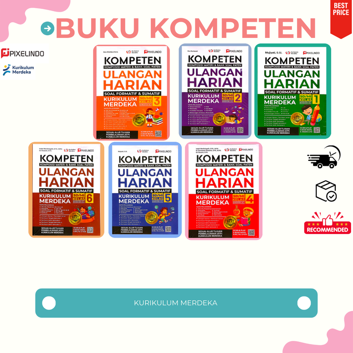 Jual Buku Kompeten Ulangan Harian SD I Kurikulum Merdeka - Kab ...