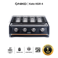 Gambar NIKO Kompor Grill 4 Tungku KGR4 dari Niko Indonesia Kota Administrasi Jakarta Barat 2 Tokopedia