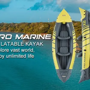 Perahu karet kayak portabel pro marine x2 olahraga dayung