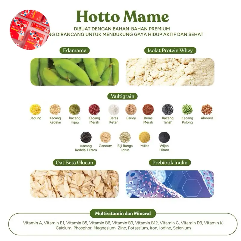 Hotto Purto Multigrain With Purple Patato - 1 Pouch  ( 16 Sachet ) 1