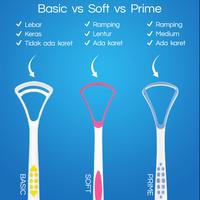 Gambar 8 pc QoraL PRIME pembersih lidah / sikat lidah / tongue cleaner (MIX) dari QoraL ID Kota Administrasi Jakarta Utara 5 Tokopedia