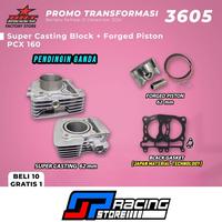 Gambar Paket Bore UP BRT Vario 160/PCX 160 Blok Piston 62 Double Cooler-3605 dari BRT GPRacing Store Kab. Bogor 2 Tokopedia
