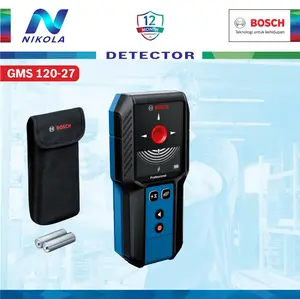BOSCH DETEKTOR GMS 120-27 PROFESSIONAL WALL DETECTOR ALAT DETEKSI LOGAM DETEKSI KABEL GMS12027 GMS 120 27
