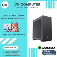 Gambar Casing PC Komputer Gamemax Game Max M60 | Mid Tower | Micro M-ATX Case | 1 Fan Black Hitam dari UV Computer Mall Kota Medan 1 Tokopedia