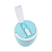 Gambar Lunch box tempat makan themal 1 ltr tahan panas dingin - Abu abu dari LonnieJaya Kota Depok 3 Tokopedia