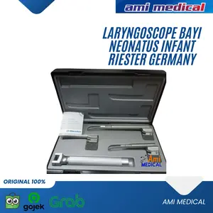 Laringoskop / Laryngoscope Bayi Neonatus Infant Riester Germany Jerman / Riester 7070 Miller Baby