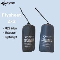 Gambar Flysheet Kayak Waterproof 2 x 3 Meter - Abu Muda dari Kayak Outdoor Kota Bogor 1 Tokopedia