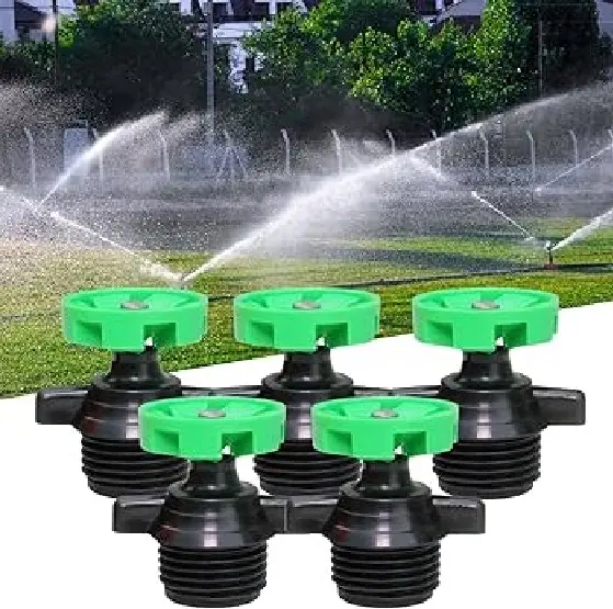 Flywheel Sprinkler 360° Spray Nozzle semprotan Irigasi Taman semprotan air SOK DRAT DALAM STOP KRAN Sprinkler taman