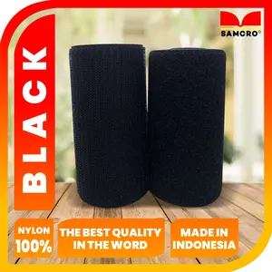 Hook and Loop-Kretekan-Magic Tape-Prepet Samcro Reguler Warna Black