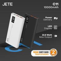 Gambar Powerbank 10000mAh JETE C11 Power Bank 22.5W Power Delivery 3 Output - Black dari Doran Gadget Store Kota Administrasi Jakarta Pusat 4 Tokopedia