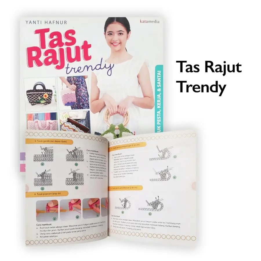 Buku Keterampilan Merajut Tas Rajut Trendy