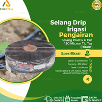 Gambar Selang 6 CM Drip Irigasi Pertanian 120 mikron 6cm 250 m Pipa 3/4 inch dari PUROTANI.ID Kab. Purworejo 1 Tokopedia