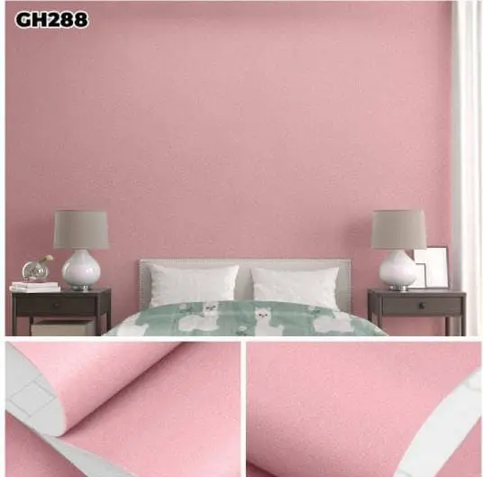 WALLPAPER DINDING TERMURAH MOTIF PUTIH POLOS MEWAH UKURAN 10 M X 45 CM 6