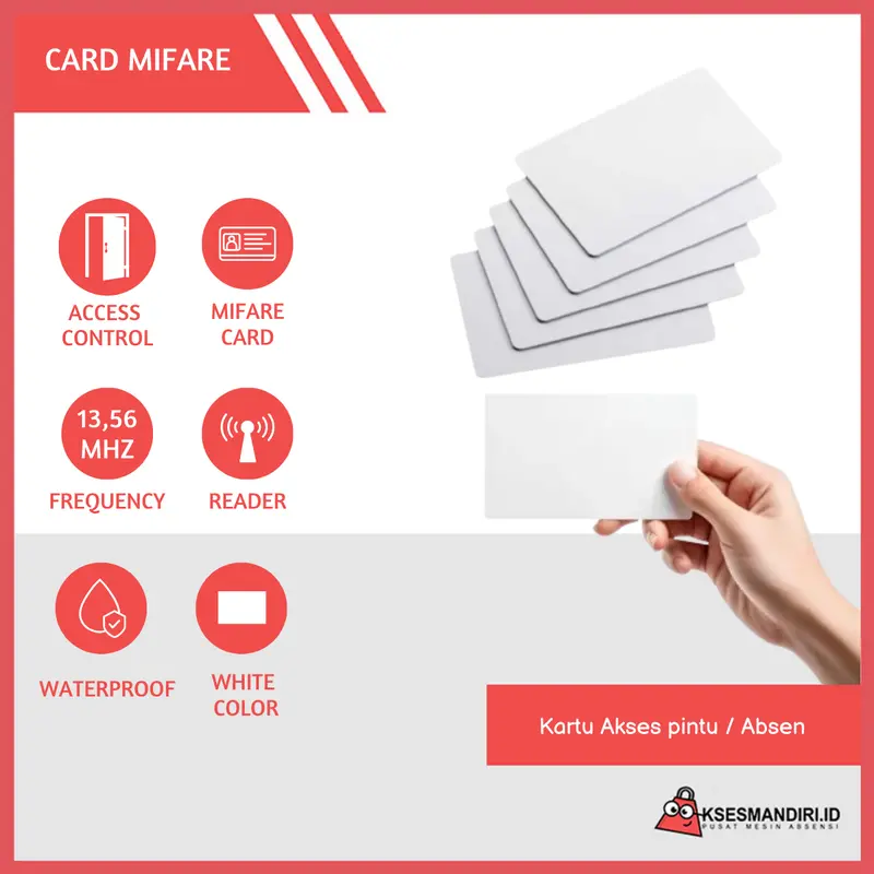 CARD Mifare 13,56Mhz / Kartu Mifare 13.56Mhz