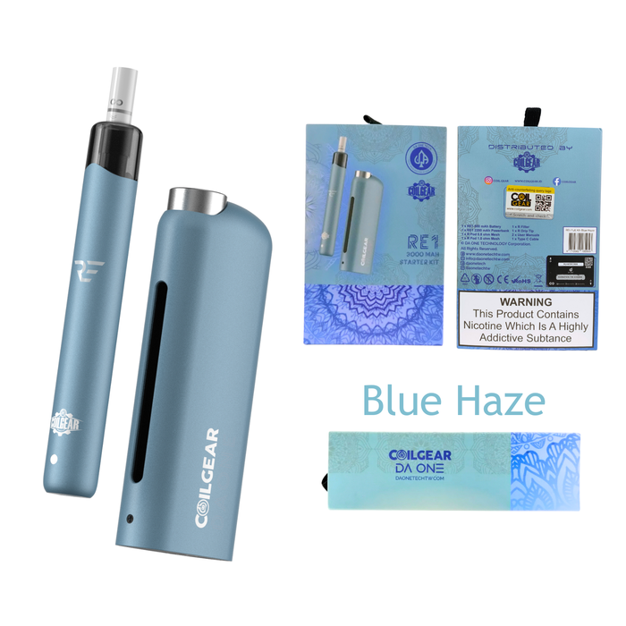 Gambar RE 1 Pod Filter Starter Kit 3000 mAh - Nero Stealth dari Coil Gear Official Jakarta Pusat 5 Tokopedia
