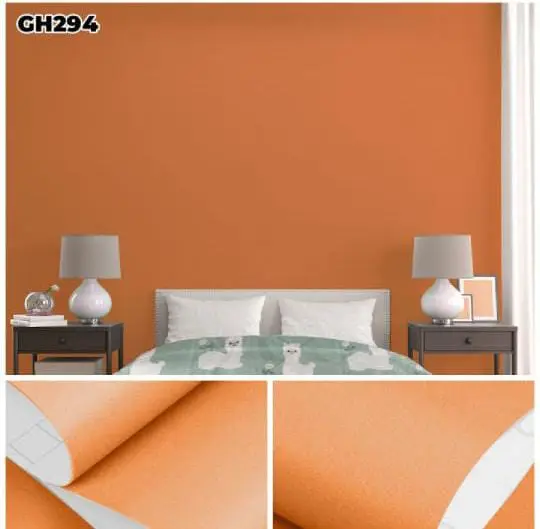 WALLPAPER DINDING TERMURAH MOTIF PUTIH POLOS MEWAH UKURAN 10 M X 45 CM 2