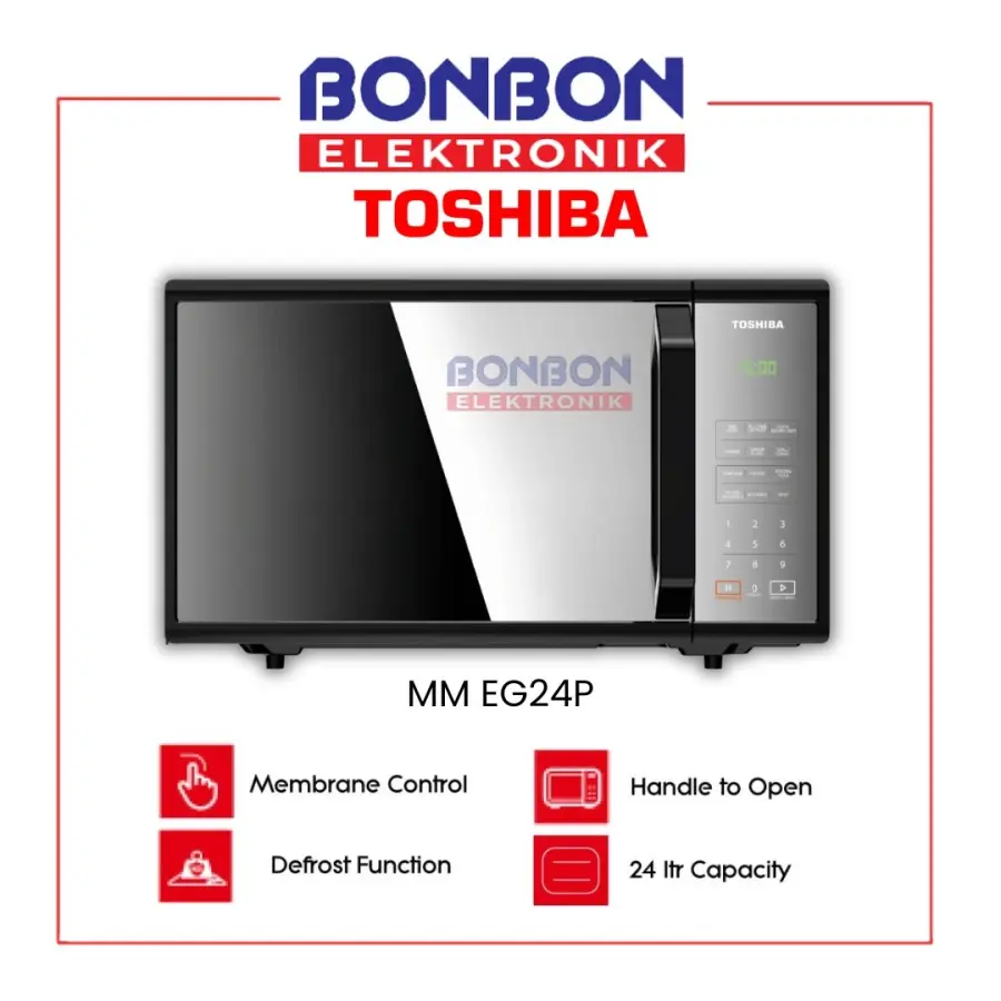 TOSHIBA Microwave Grill 23L MM-EG24P/ MMEG24 / MM-EG24P(BM) 23 Liter