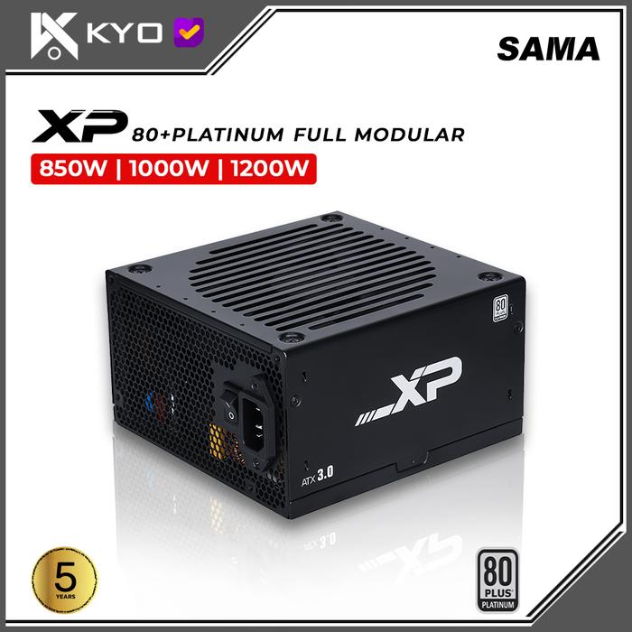 Gambar PSU KYO SAMA XP ATX 3.0 PCIE 5.0 850W / 1000W / 1200W 80+ Platinum Full Modular PSU 850W 1000W 1200W 80 Platinum - 850W  dari KYO Indonesia_NEW Kota Administrasi Jakarta Utara Tokopedia