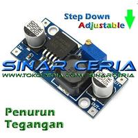 Gambar kit LM2596 adjustable DC-DC step down modul ultra compact input 3-40V dari SINAR CERIA ELEKTONIK Kota Serang 1 Tokopedia
