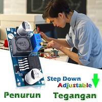 Gambar kit LM2596 adjustable DC-DC step down modul ultra compact input 3-40V dari SINAR CERIA ELEKTONIK Kota Serang 2 Tokopedia