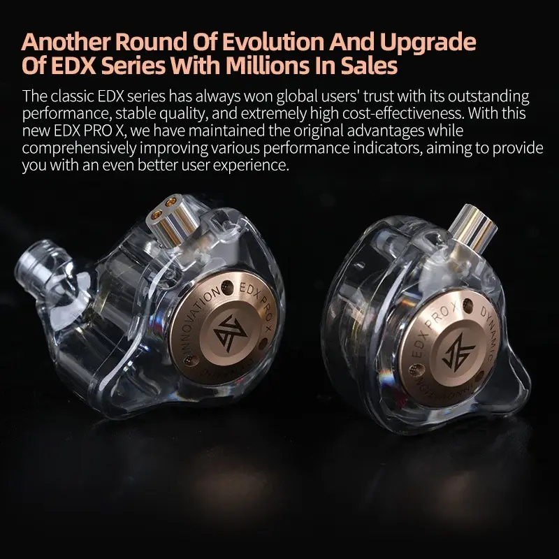 KZ EDX Pro X Earphone Gaming With Mic Original 100% 1