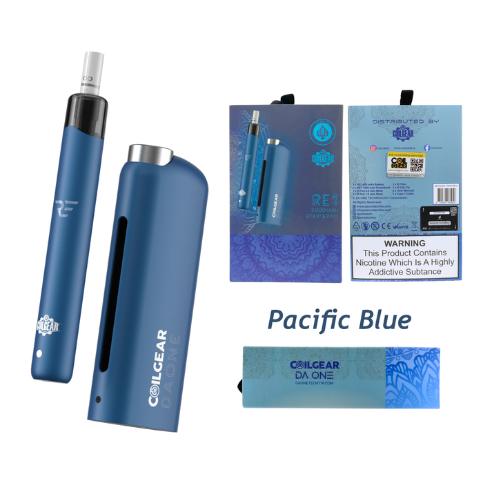 Gambar RE 1 Pod Filter Starter Kit 3000 mAh - Nero Stealth dari Coil Gear Official Jakarta Pusat 4 Tokopedia