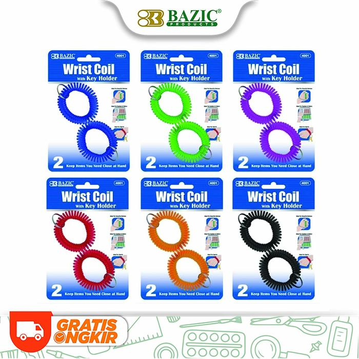 Gambar Bazic Wrist Coil w/ Key Holder - Gantungan Kunci dari Bazic Products Indonesia Kota Administrasi Jakarta Utara Tokopedia