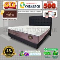 Gambar Full Set Spring bed Lady Americana Royal Orthopedic 160x200 dari Handal Furniture Kab. Tangerang 2 Tokopedia
