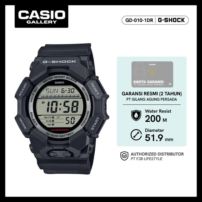Gambar G-Shock Jam Tangan Pria GD-010-1DR Digital Stopwatch dari Casio Gallery Indonesia Kota Administrasi Jakarta Pusat Tokopedia